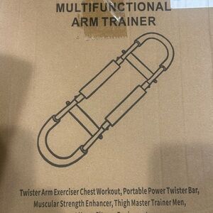 Multifunctional Arm Trainer Power Twister Bar - Black